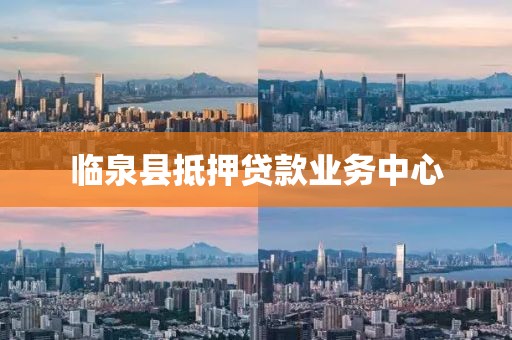 临泉县抵押贷款业务中心