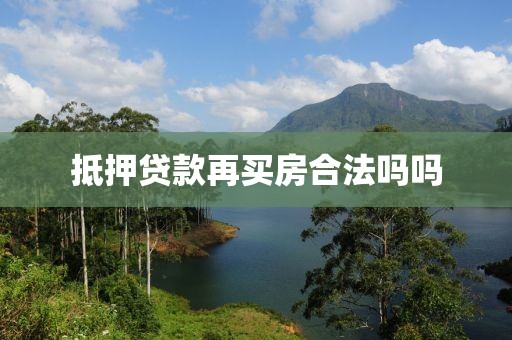 抵押贷款再买房合法吗吗