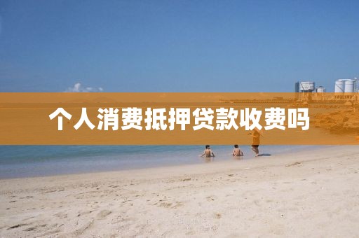 个人消费抵押贷款收费吗