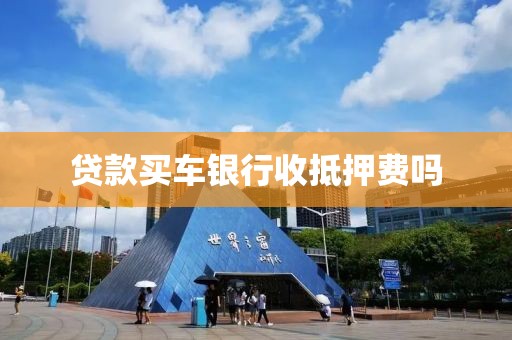 贷款买车银行收抵押费吗