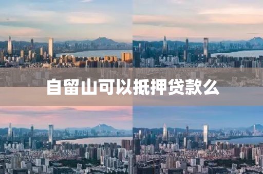 自留山可以抵押贷款么