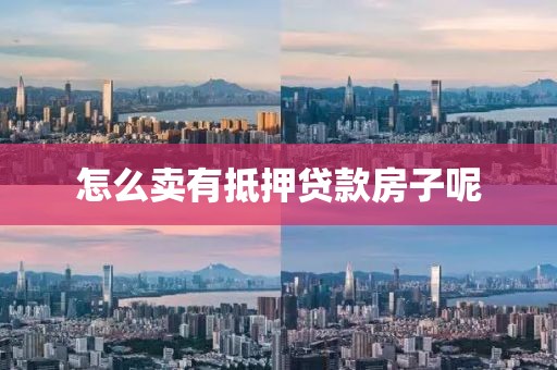 怎么卖有抵押贷款房子呢