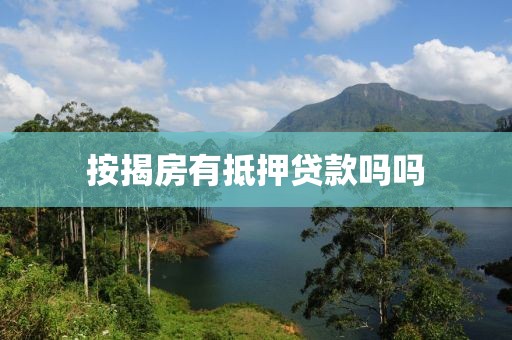 按揭房有抵押贷款吗吗