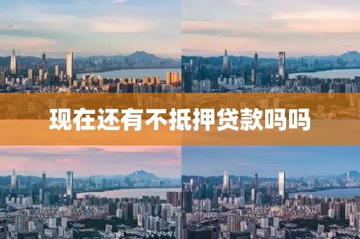 现在还有不抵押贷款吗吗