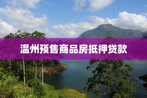 温州预售商品房抵押贷款