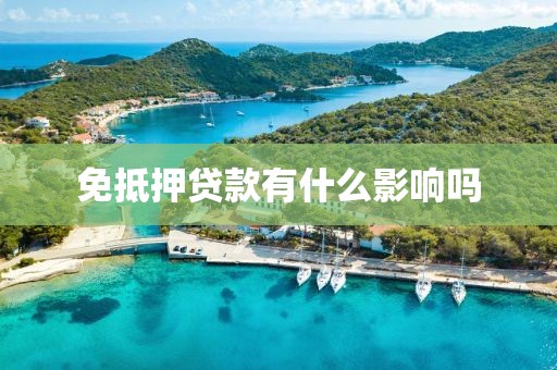 免抵押贷款有什么影响吗