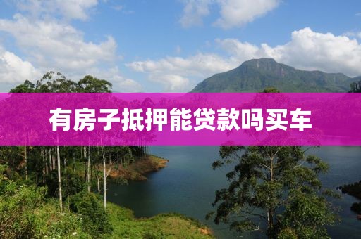有房子抵押能贷款吗买车