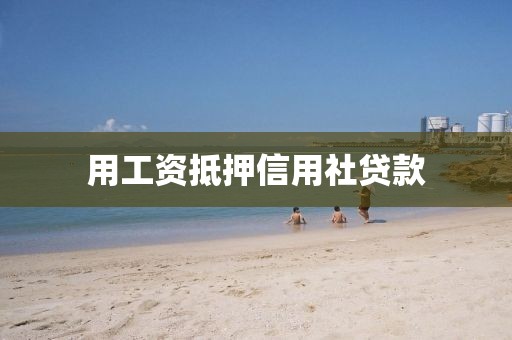 用工资抵押信用社贷款