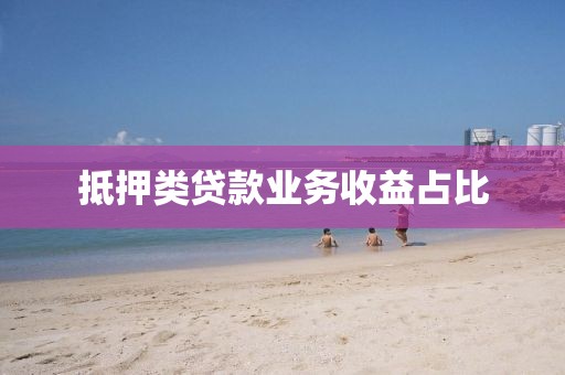 抵押类贷款业务收益占比