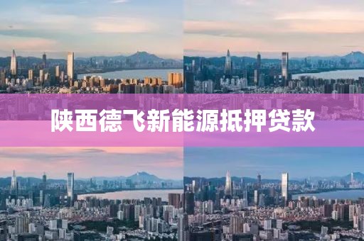 陕西德飞新能源抵押贷款
