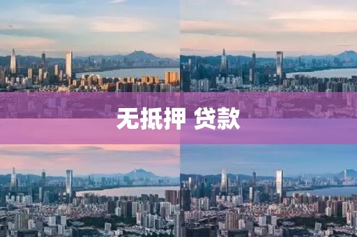 无抵押 贷款
