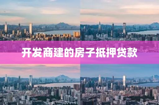 开发商建的房子抵押贷款