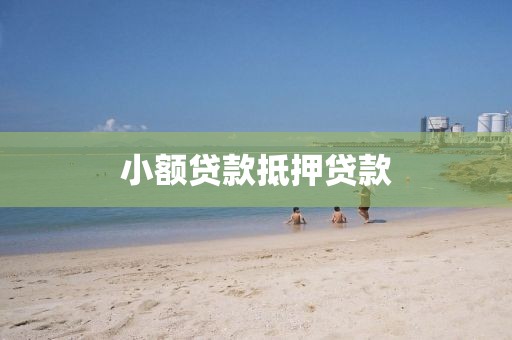 小额贷款抵押贷款