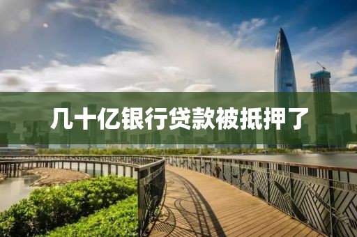 几十亿银行贷款被抵押了
