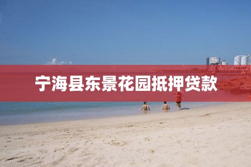 宁海县东景花园抵押贷款