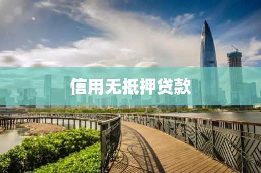 信用无抵押贷款