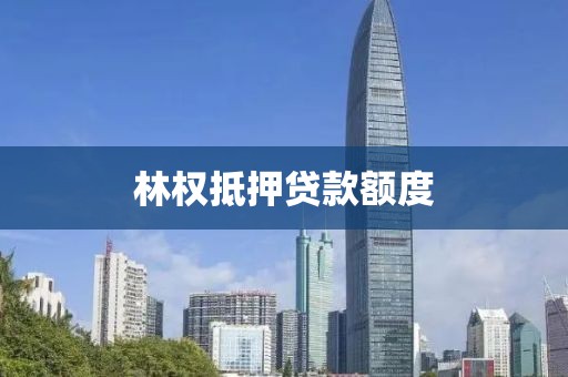林权抵押贷款额度