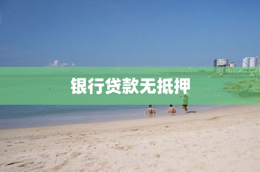 银行贷款无抵押