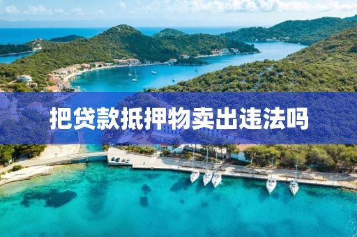 把贷款抵押物卖出违法吗