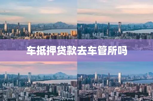 车抵押贷款去车管所吗