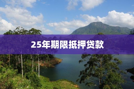 25年期限抵押贷款
