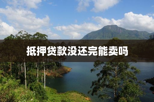 抵押贷款没还完能卖吗
