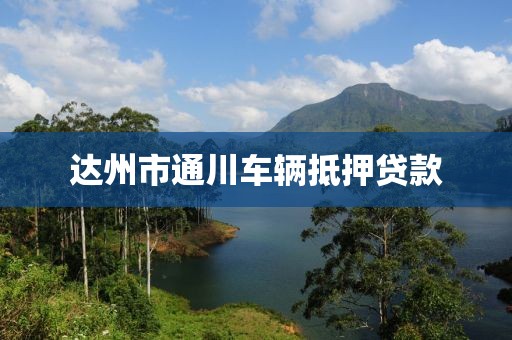 达州市通川车辆抵押贷款
