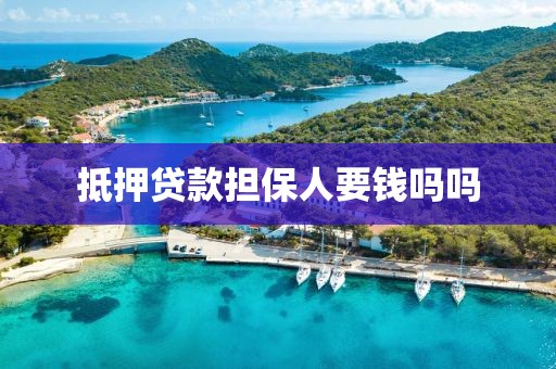 抵押贷款担保人要钱吗吗