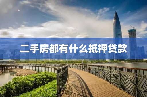 二手房都有什么抵押贷款