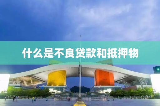 什么是不良贷款和抵押物