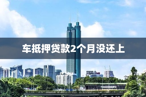 车抵押贷款2个月没还上