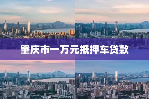 肇庆市一万元抵押车贷款
