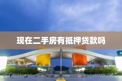 现在二手房有抵押贷款吗