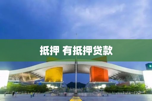 抵押 有抵押贷款