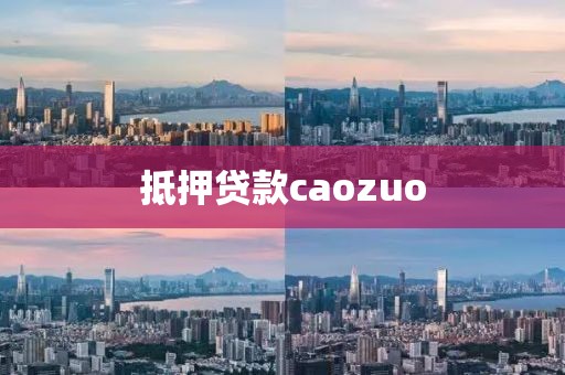 抵押贷款caozuo