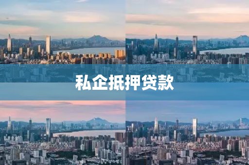私企抵押贷款