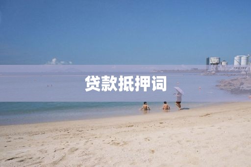 贷款抵押词