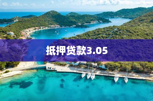 抵押贷款3.05