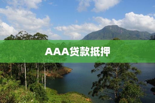 AAA贷款抵押