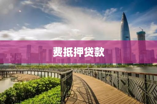 费抵押贷款