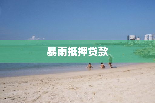 暴雨抵押贷款