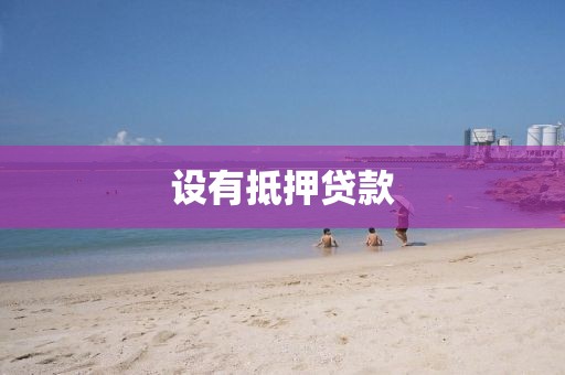 设有抵押贷款