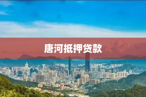 唐河抵押贷款
