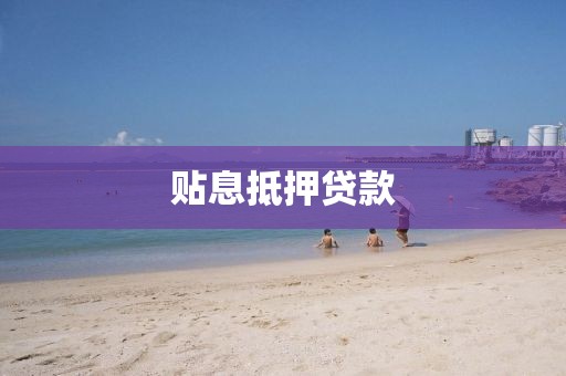 贴息抵押贷款