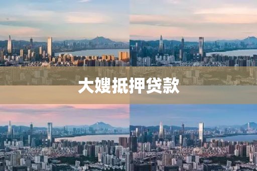 大嫂抵押贷款