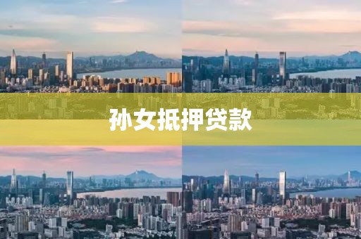 孙女抵押贷款