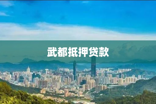 武都抵押贷款