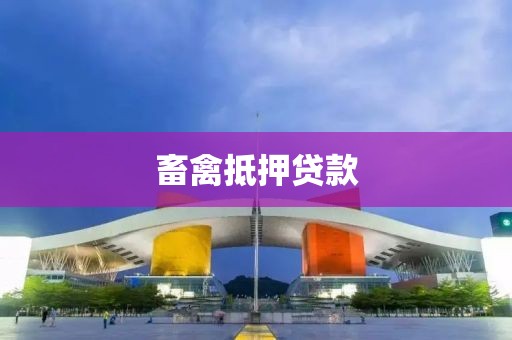 畜禽抵押贷款