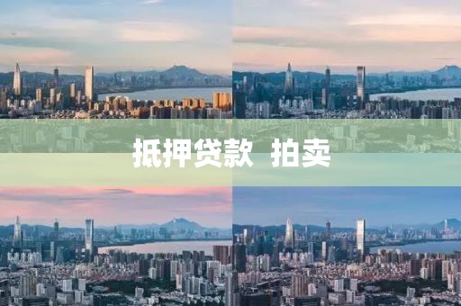 抵押贷款  拍卖