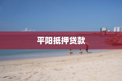 平阳抵押贷款